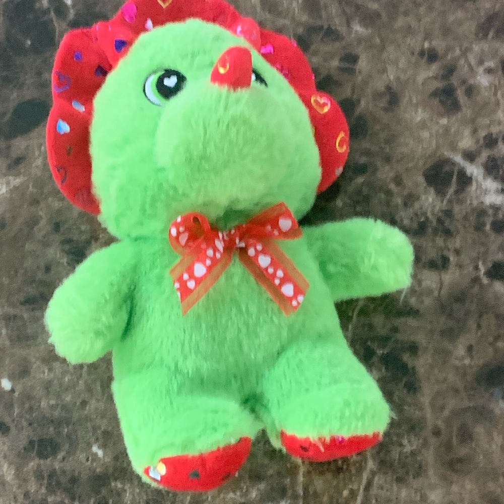 valentines dinosaur plushie